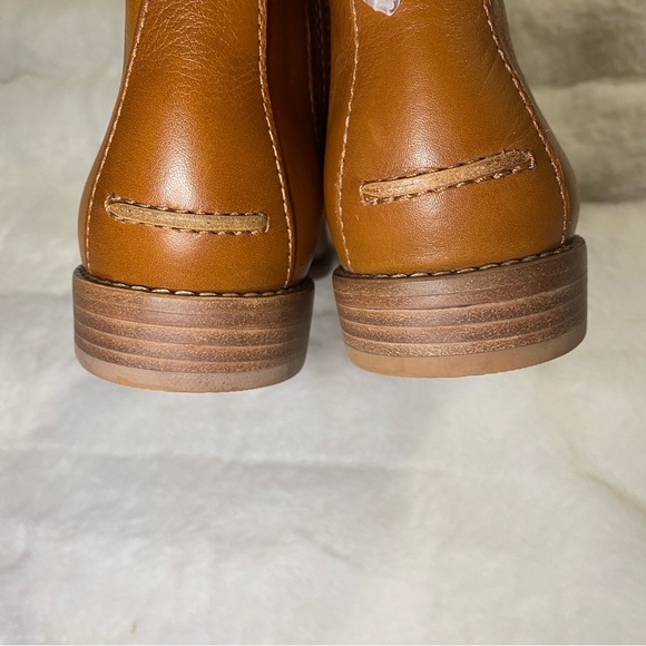 New Madewell Chelsea Boots Genuine Leather in Saddle Brown - Size 7M - Picture 6 of 10